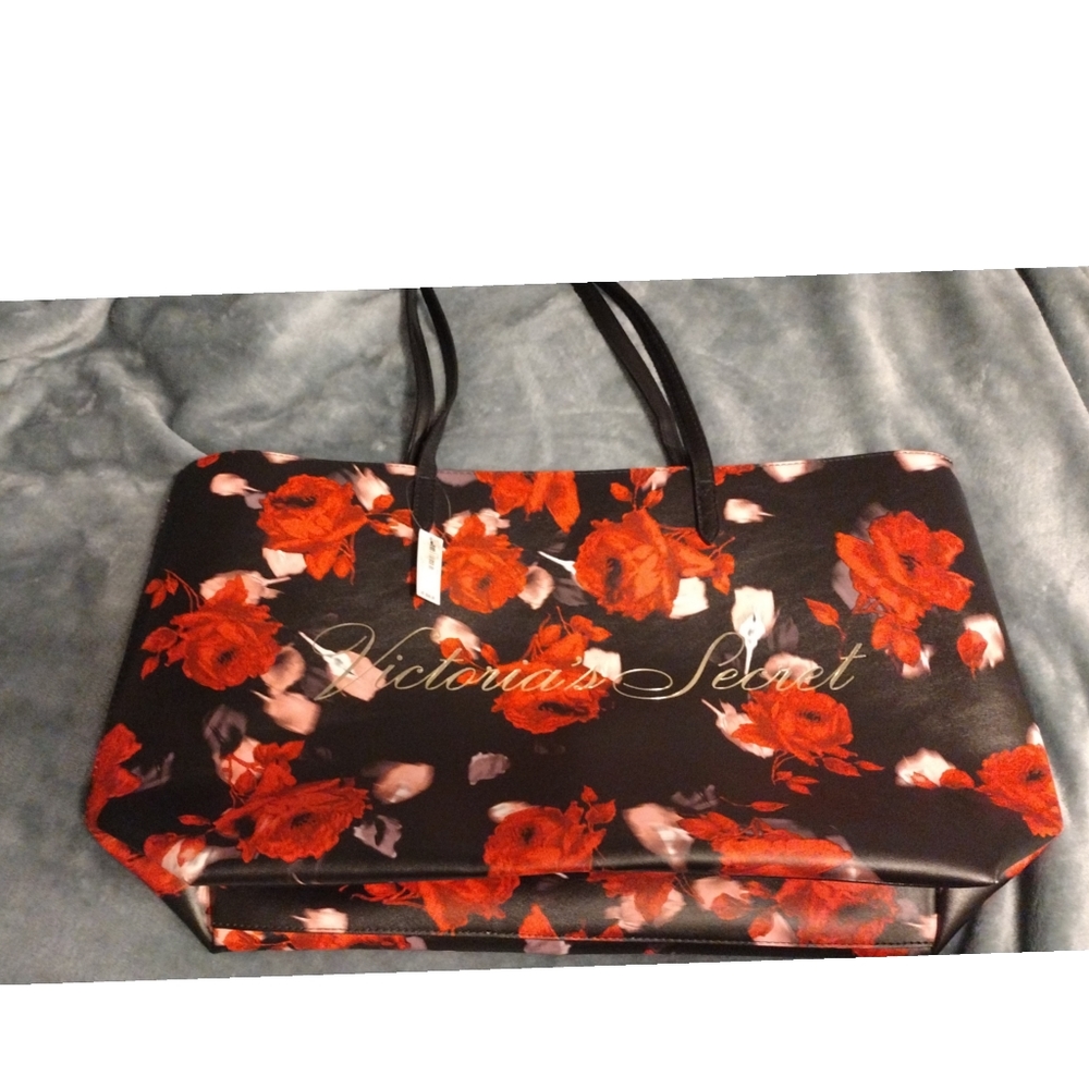 Floral Victoria Secret tote bag